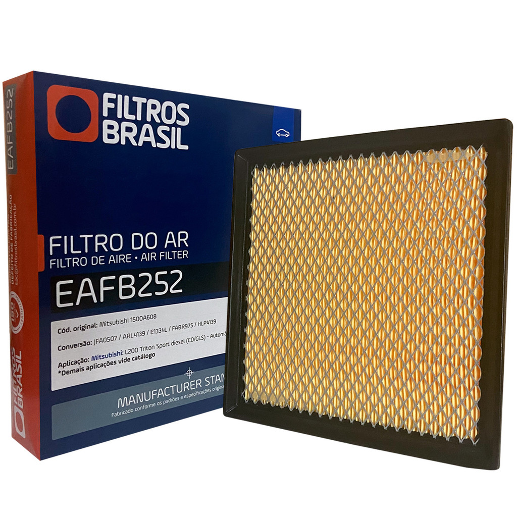 Filtro Ar Motor para Mitsubishi L200 Triton Sport 2017-2023