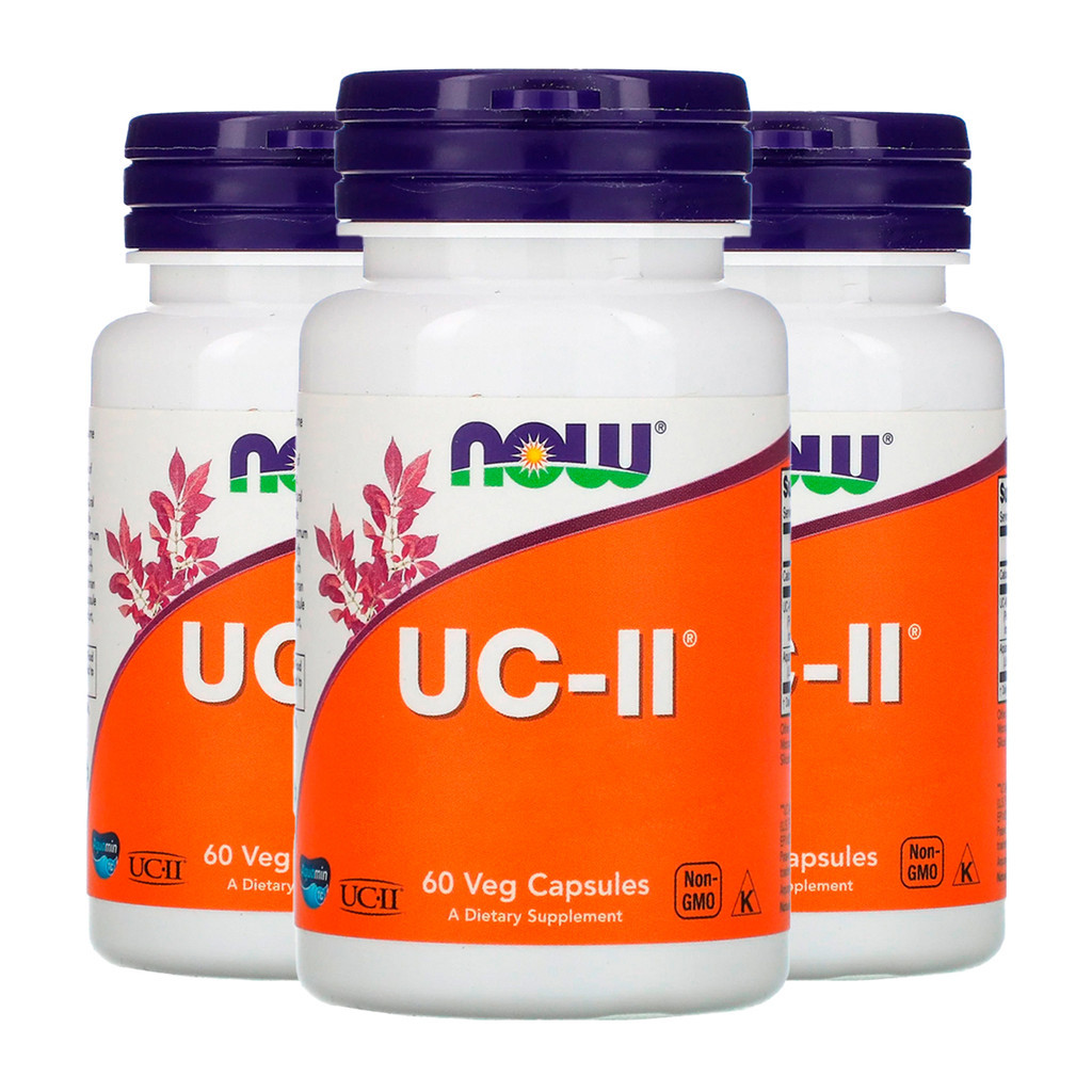 Kit 3x Colágeno Tipo 2 UC-II 40mg Now Foods 60 Veg Caps/Made in Usa em Oferta na Shopee