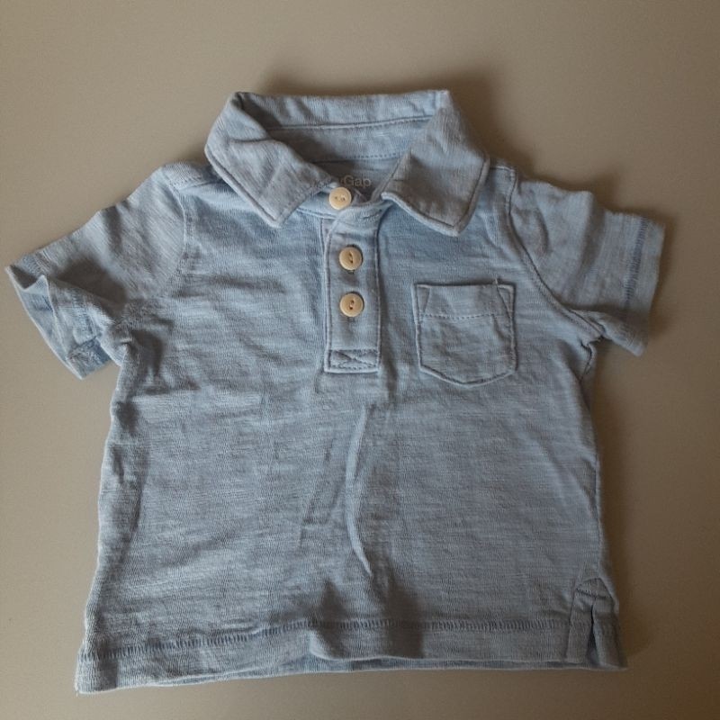 Camisa Manga Curta Bebê Menino Baby Gap 3 Meses