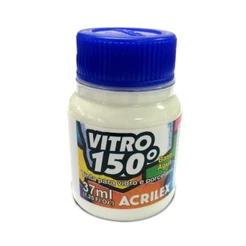 Tinta Vitro 150º - 37ml Branco Acrilex Vidro Porcelana Cerâmica