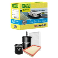 Kit Filtro Kwid 1.0 12v Sce 2018 A 2020 Original Mann-filter