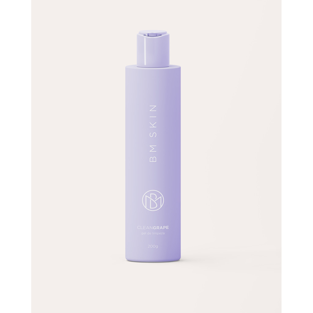 Gel de Limpeza Facial Clean Grape BM Beauty em Oferta na Shopee