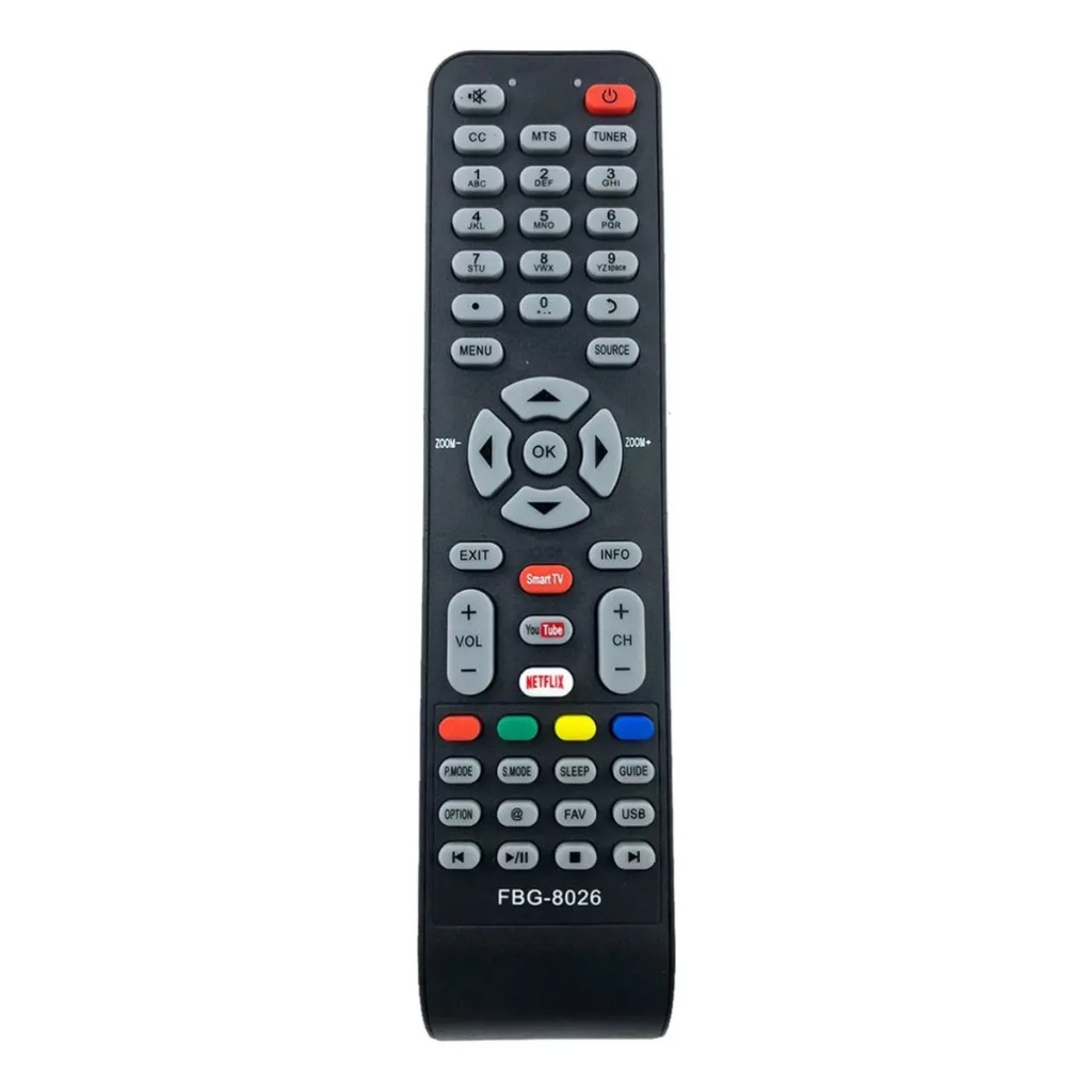Controle Remoto Para Tv Semp Toshiba FBG 8026 L32S4700S L40S4700FS L48s4700FS  L55s4700FS