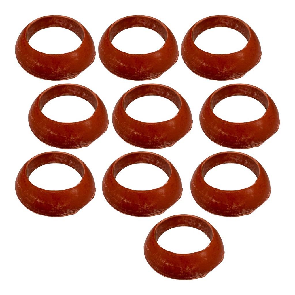 Kit 10 Anéis Vedação Capas Tucho Vw Fusca Kombi Brasilia