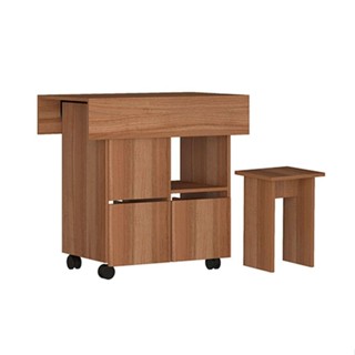 Conjunto de Mesa de Cozinha Dobrável 4 Lugares Balsamo Marrom em Oferta na Shopee