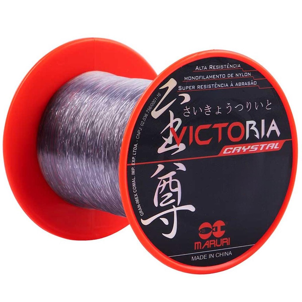 Linha Monofilamento Victoria Crystal 450mts - Maruri 0,52MM em Oferta na Shopee