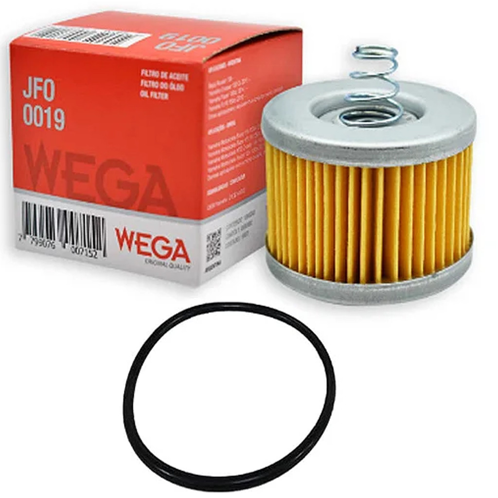 Filtro De Oleo Do Motor Wega Para Yamaha Ybr Factor 125 Ys Fazer Xtz Crosser 150