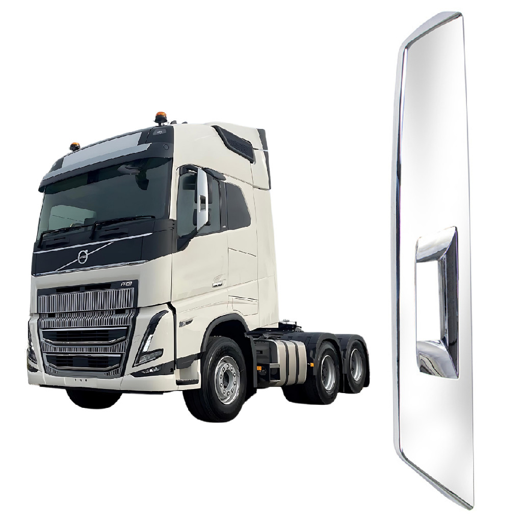 Capa Retrovisor LadO Direito Compatível Volvo FH4 (Cromado)
