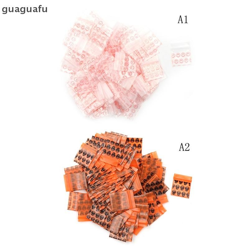 Guaguafu * 100 2.5 * 3cm Sacos Transparentes 8MIL Saco Pequeno Reclosáveis Plástico BR