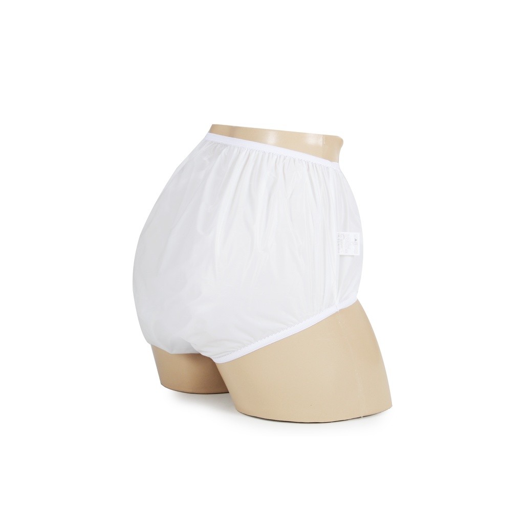 Calça Plástica Geriátrica Simples Fechada Branco - Natural Home Care