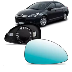 Lente Retrovisor C4 Com Aquecimento Azul 2008 2009 2010