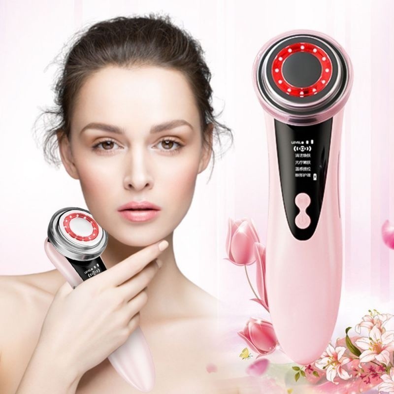 4 Em 1 Dispositivo De Beleza Vermelho & amp ; Terapia Com Luz Azul Rejuvenescimento Da Pel...
