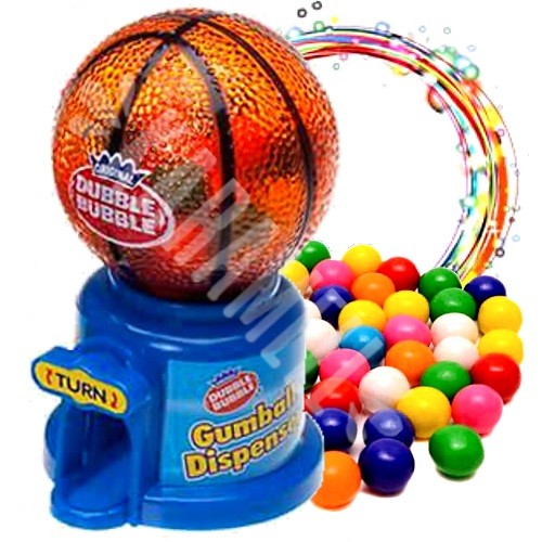 Chicletes Dubble Bubble Dispenser Basquete - Importado