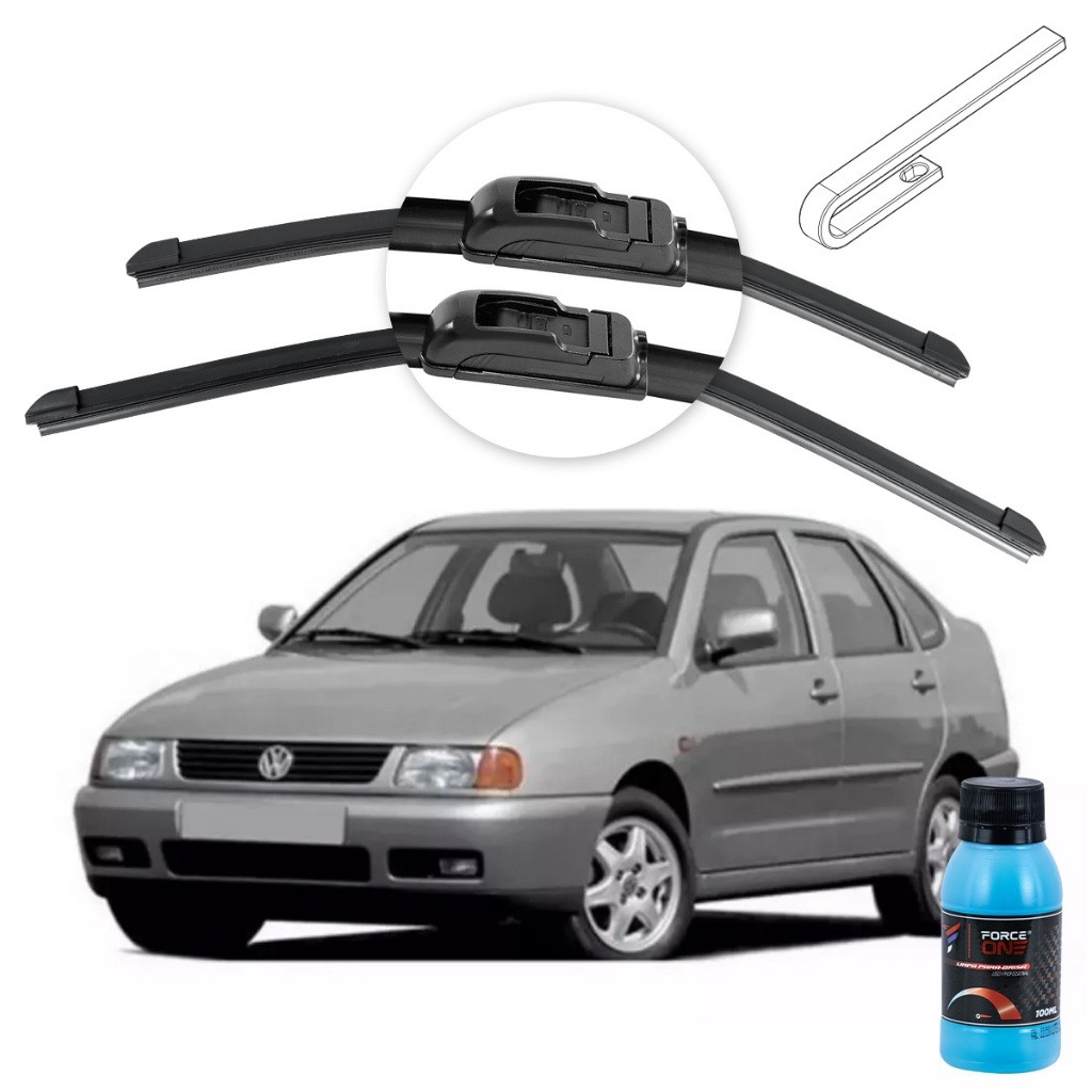 Palheta Limpador de Parabrisa Volkswagen Polo G3 Classic ano 97 a 00 Universal em Oferta na Shopee