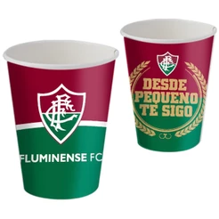 8~40 COPO PAPEL FESTA FLUMINENSE 200ML FESTCOLOR (CHOCO)