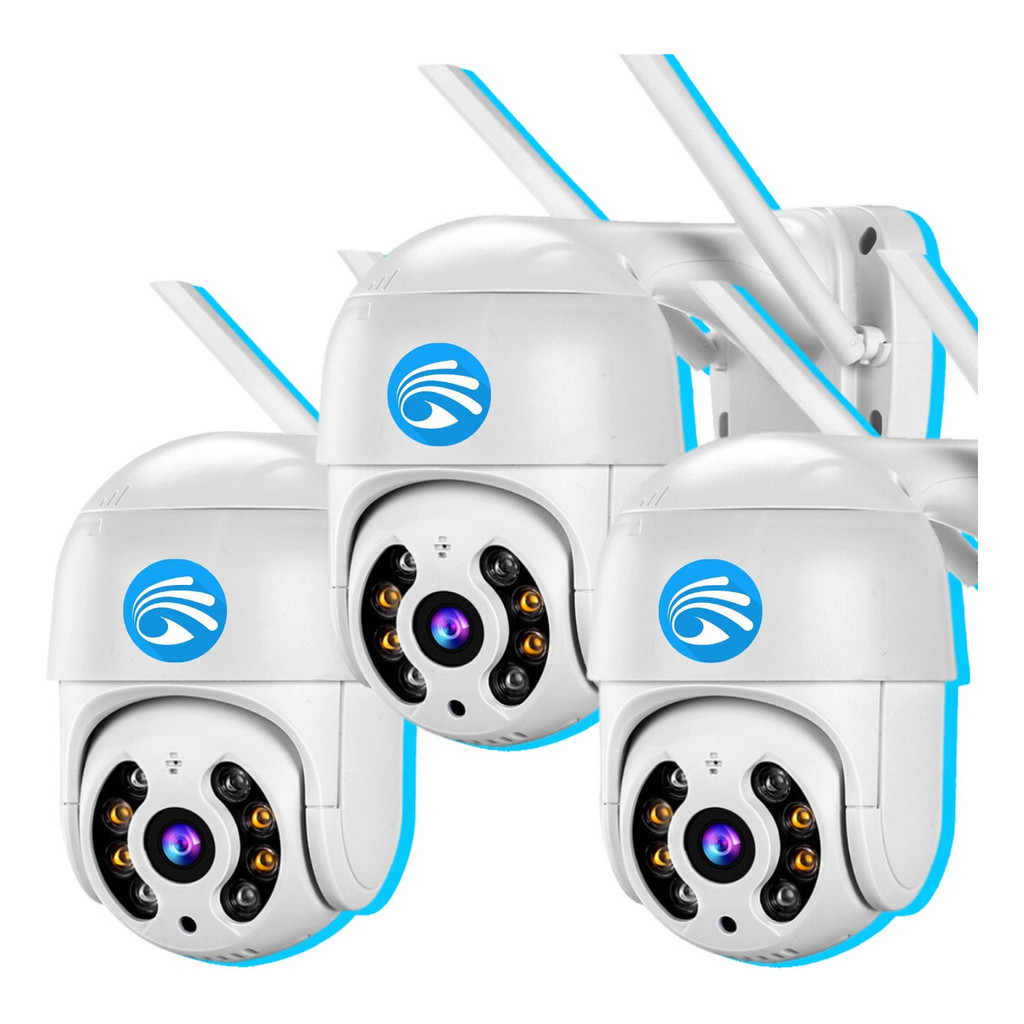 Kit Câmera de Segurança IP Wifi Externa 100% Impermeável Full HD 1080p YOOSEE