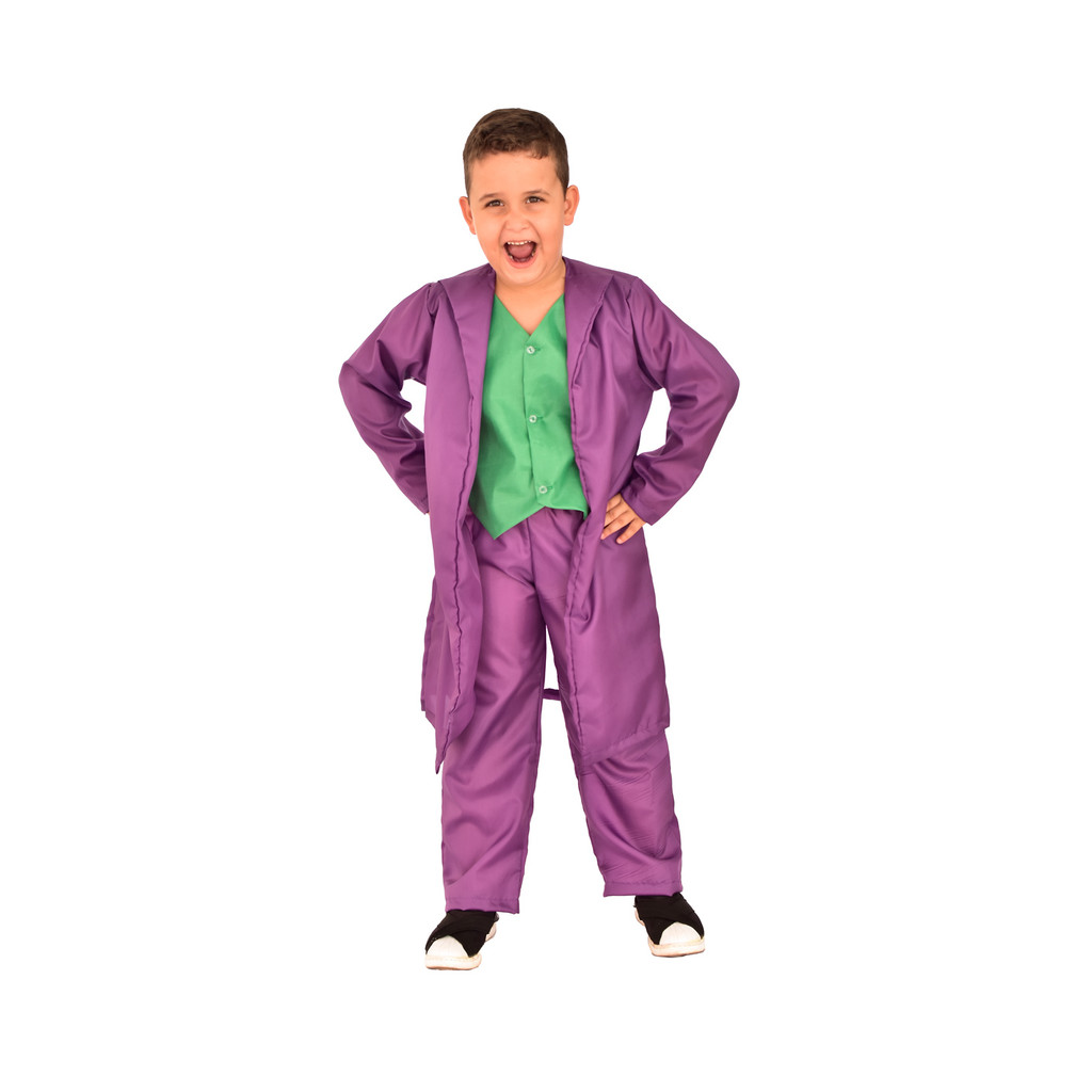 Fantasia Bambolê Infantil Halloween Coringa - 184