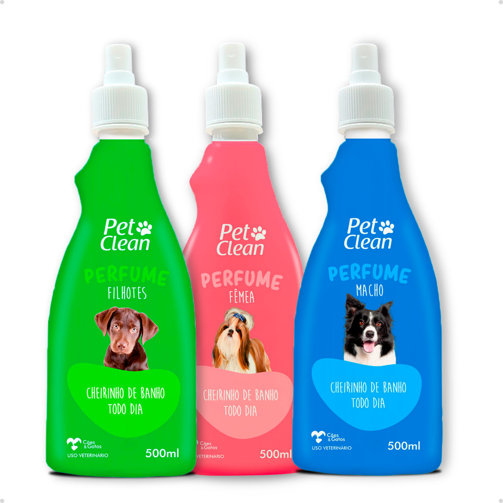 Perfume Colônia Pet Shop para Cachorro e Gato Pet Clean - 500 ml em Oferta na Shopee