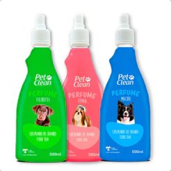 Perfume Colônia Pet Shop para Cachorro e Gato Pet Clean - 500 ml