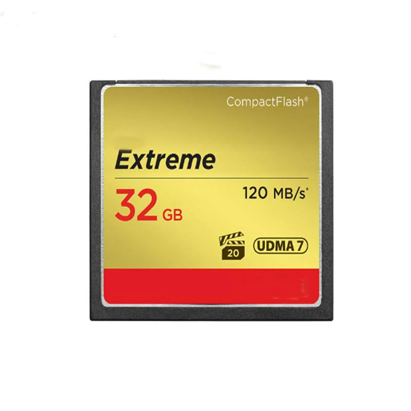 Cartão De Memória Extreme Compactflash CF De 32 Gb De Alta Velocidade 120 Mb/s Com Suporte Para Vídeo Full HD 1080P DSLR
