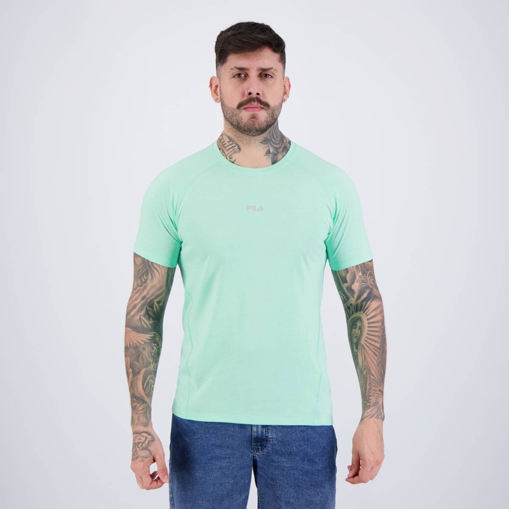 Camiseta Fila Essential Floating Verde Claro - Men Clothes