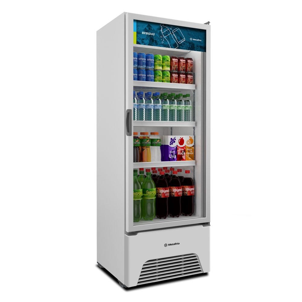 Visa Cooler Refrigerador Expositor Vertical 2 a 8ºc 370/403l Vb40al 127v Branco - Metalfrio