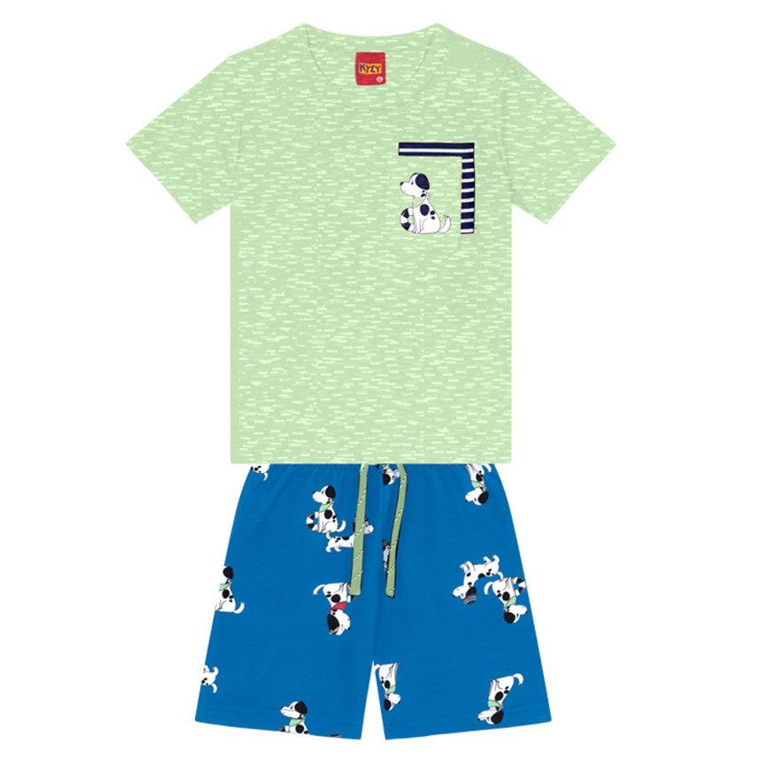 Conjunto Bebê Kyly Estampa Cachorrinho em Oferta na Shopee