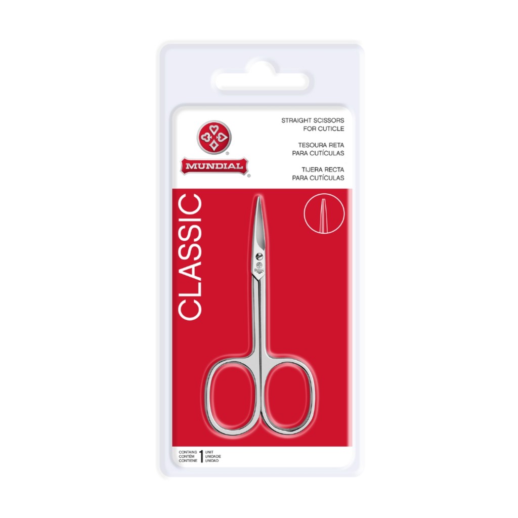 Tesoura De Cutícula Unha Reta Classic Aço Inox Mundial 9cm em Oferta na Shopee