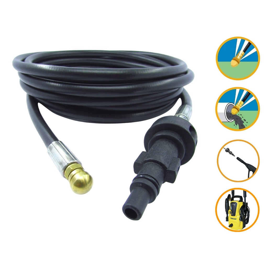Mangueira Desentupidora 6mt Tekna SMART WASH TK1 Lavadora
