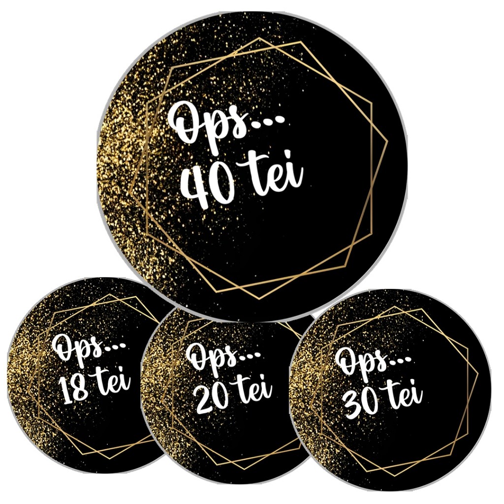 Painel Festa 50X50 Ops 18Tei... 20Tei... 30Tei... Redondo C/ elástico em Oferta na Shopee