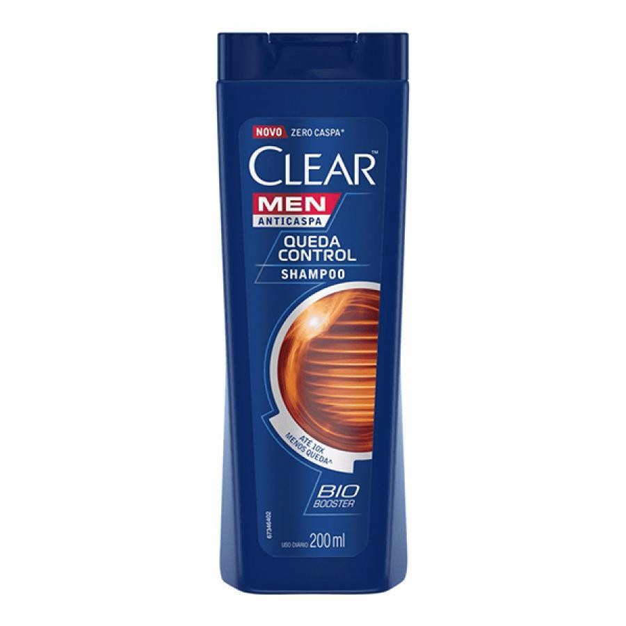 Shampoo Anticaspa Clear Men Queda Control 200Ml