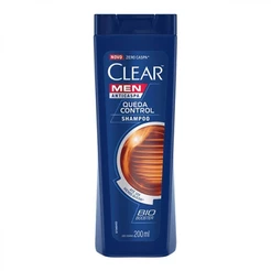Shampoo Anticaspa Clear Men Queda Control 200Ml