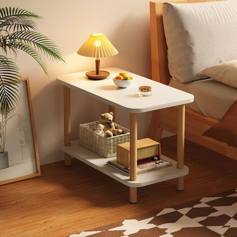 Mesa lateral minimalista para sofá sala de estar moderna mesa de centro de canto quarto pe...