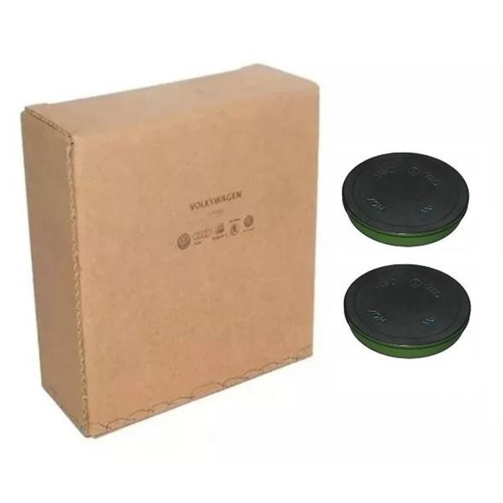 Par tampa cubo de roda traseiro VW Polo Virtus Nivus Tcross