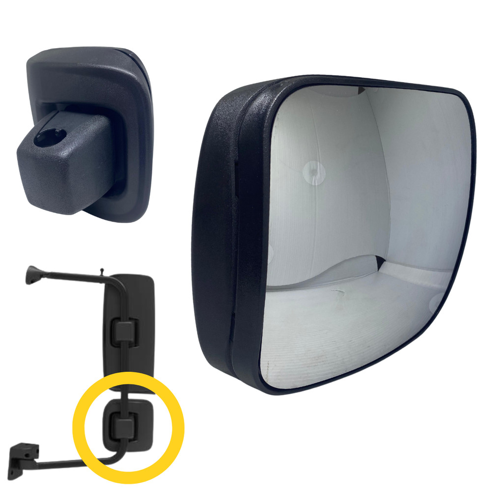 Espelho Retrovisor Pequeno Convexo MB Atego Axor 2007/ em diante Caminhão Mercedes Benz Bepo Original em Oferta na Shopee