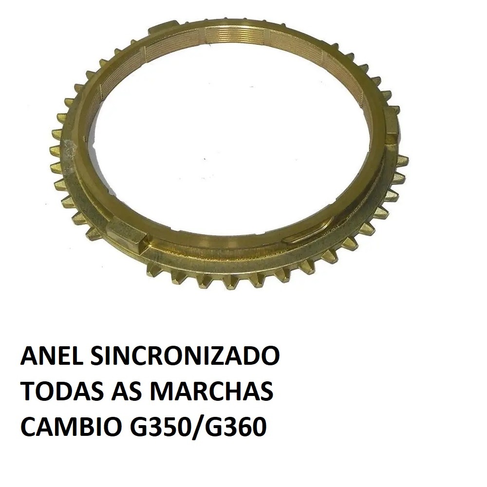 * ANEL SINCRONIZADO DA 1a / 2a / 3a / 4a / 5a MARCHA CAMBIO G3-50 / G3-60 / G3-61