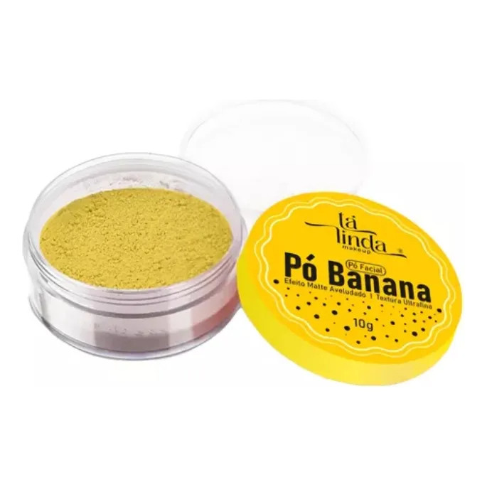 Pó Banana Fixador Translucido Finalizador - Tá Linda