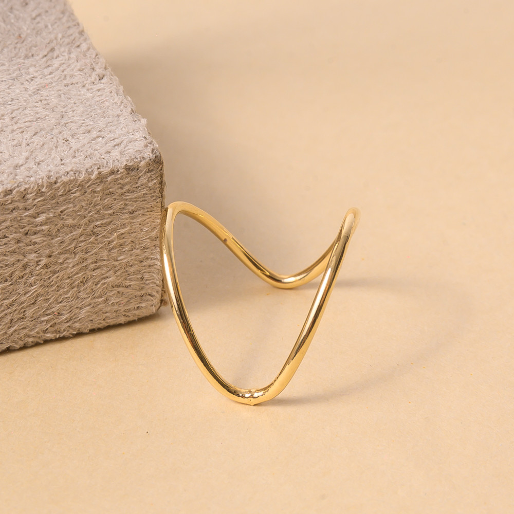 Anel Fátima Novela Regulável com Banho em Ouro 18k - UNIDADE em Oferta na Shopee