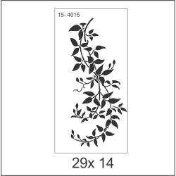 Stencil FOLHAS E RAMO COD: 15f015 em Oferta na Shopee