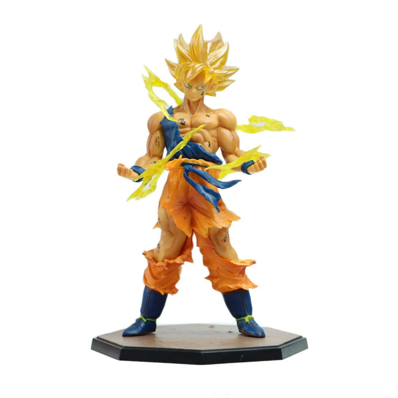 Boneco Goku Super Saiyan 16cm – Dragon Ball Z Anime para Crianças e Fãs