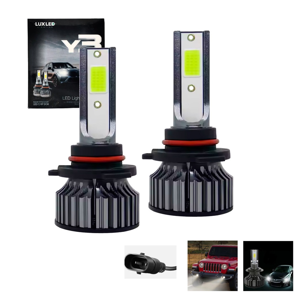 2 led farol Lampada HB3 36w 6500k 22000lm Super Led farol de milha auxiliar NEBLINA super forte ultra branca