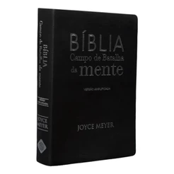 Bíblia Campo de Batalha da Mente | NVA | Letra Normal | Capa Luxo Preta