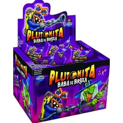 Chiclete Plutonita Baba De Bruxa Halloween Arcor 180g