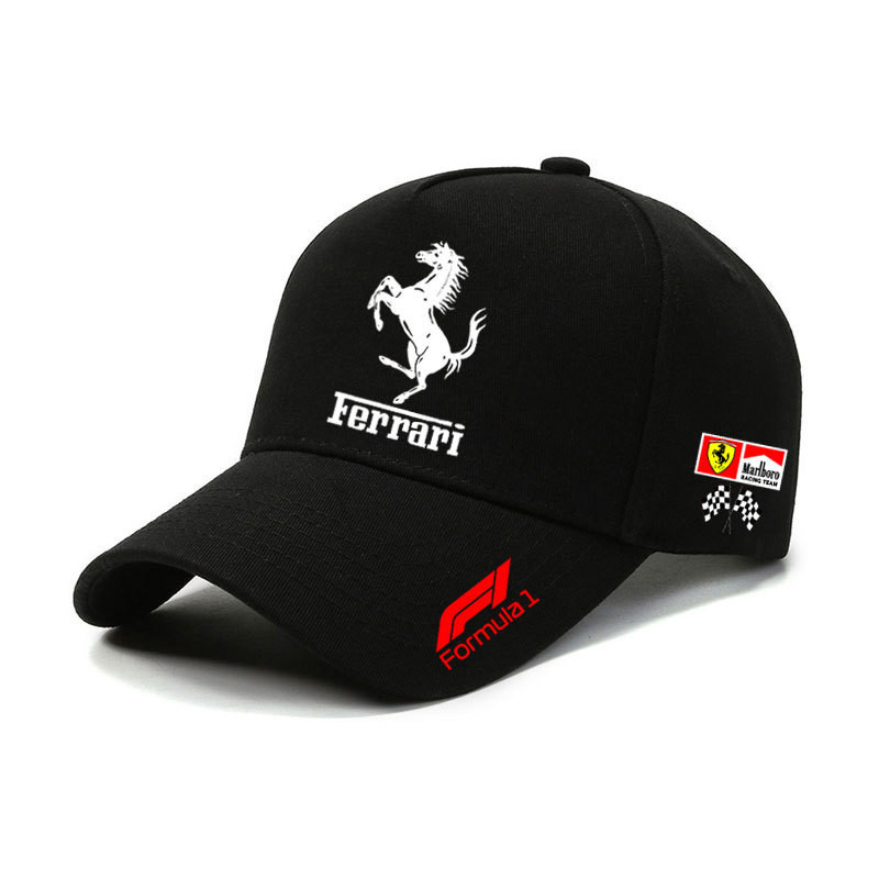 CIj FIA Fórmula 1 Campeonato Mundial Scuderia Ferrari Bonés De Beisebol Masculino Confortável Chapéu Esportivo Ajustável em Oferta na Shopee