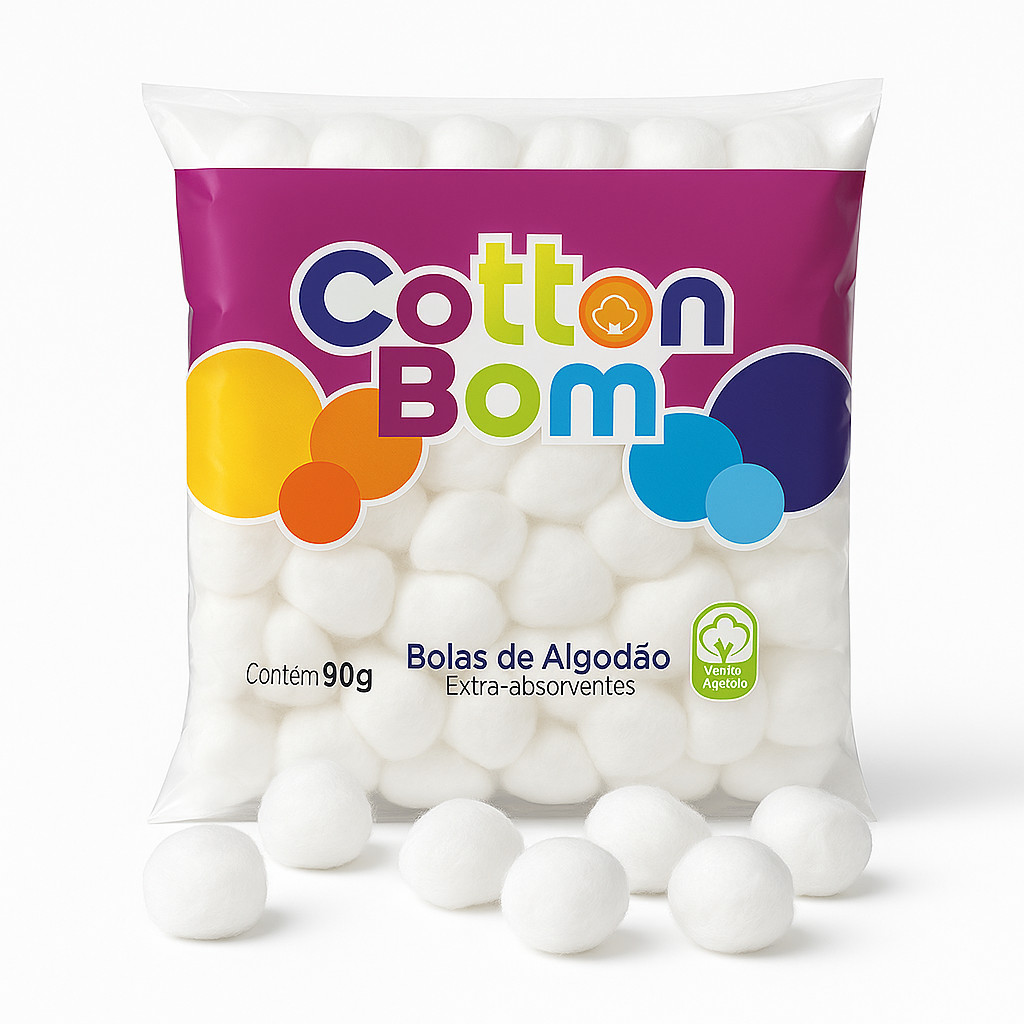 Algodão Bolinha Branca Cotton 90g Kit 4 Pacotes Bola Limpeza de Pele Bebe Maquiagem Remoção Esmalte em Oferta na Shopee