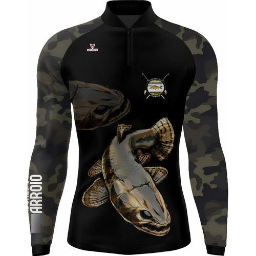 Camisa Pescadores De Arroio Traíra Matreiro Proteção Uv50