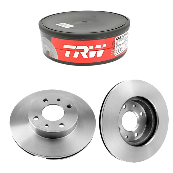 Par disco Freio Ventilado Palio Siena Palio Weekend 1997 a 2012 TRW em Oferta na Shopee
