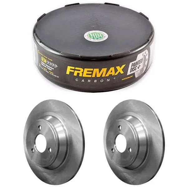 Par Disco de Freio sólido Renault Kwid outsider 1.0 Fremax em Oferta na Shopee