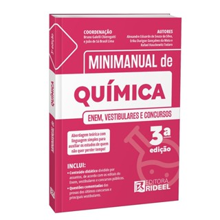Minimanual de Química - Enem, vestibulares e concursos em Oferta na Shopee