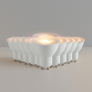 Kit 10 Lampada Led Dicróica MR16 4,8w 3000k Branco Quente 38 GU10 110v/220v Branco Cod: ALUT001602-10 Alut By Avant em Oferta na Shopee